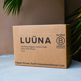 30pcs Organic Cotton Pads with Wings (24cm)