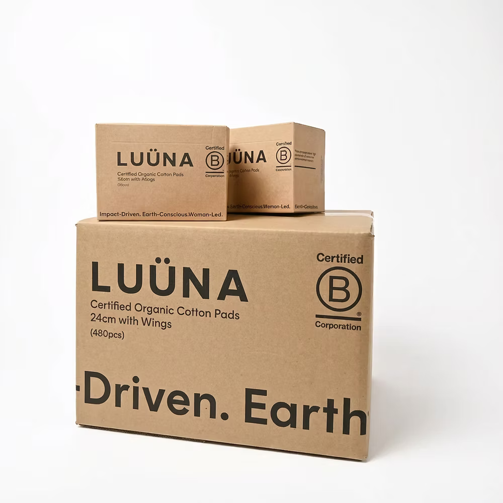 Luuna Care | organic cotton pads - case of 480 pcs