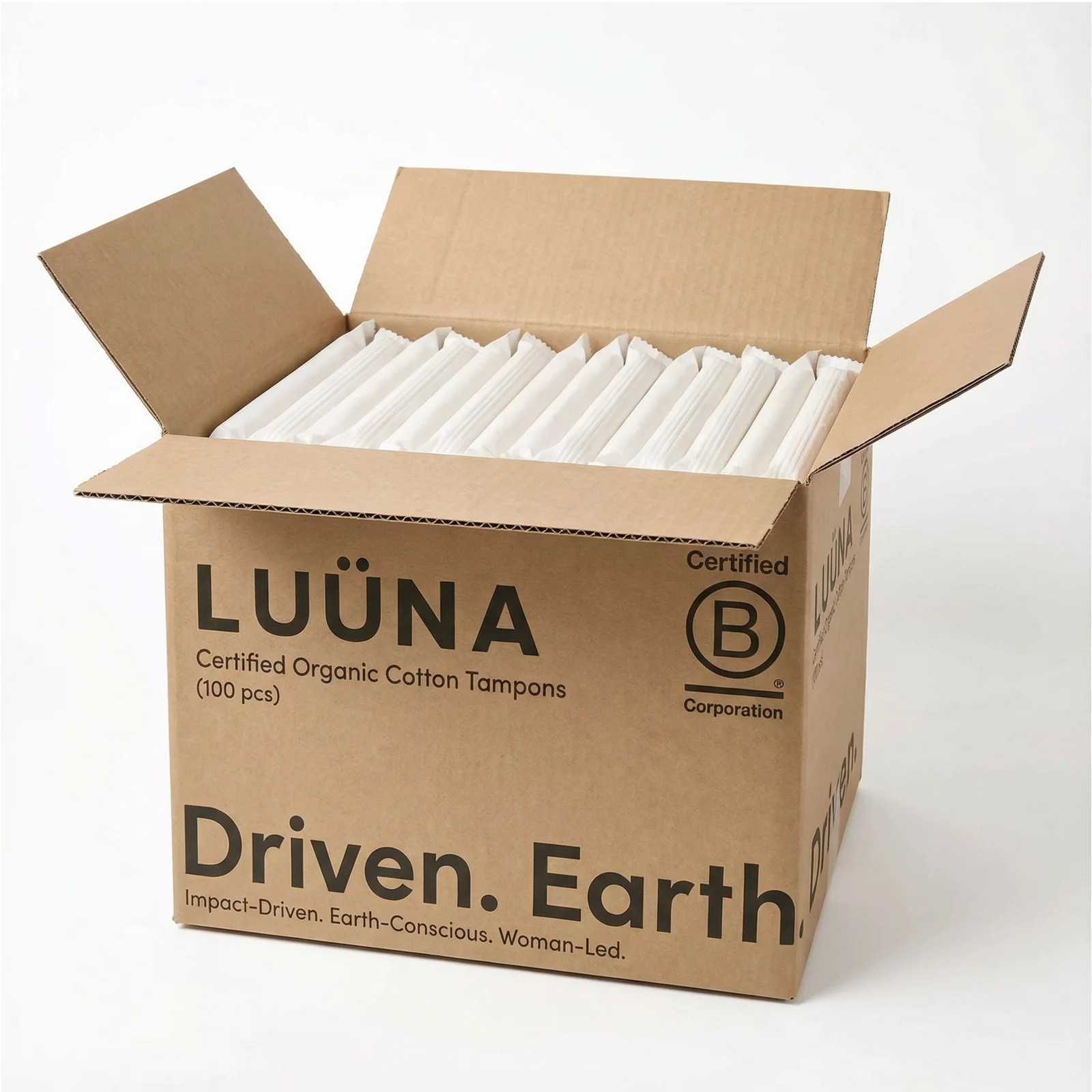 Luuna Care | Organic cotton tampons - 100 per case