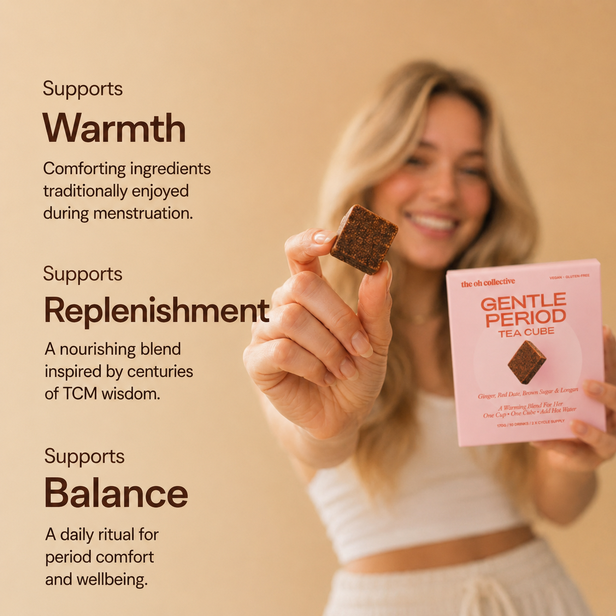 The Oh Collective | Gentle Period Tea Cube - 10 Pack